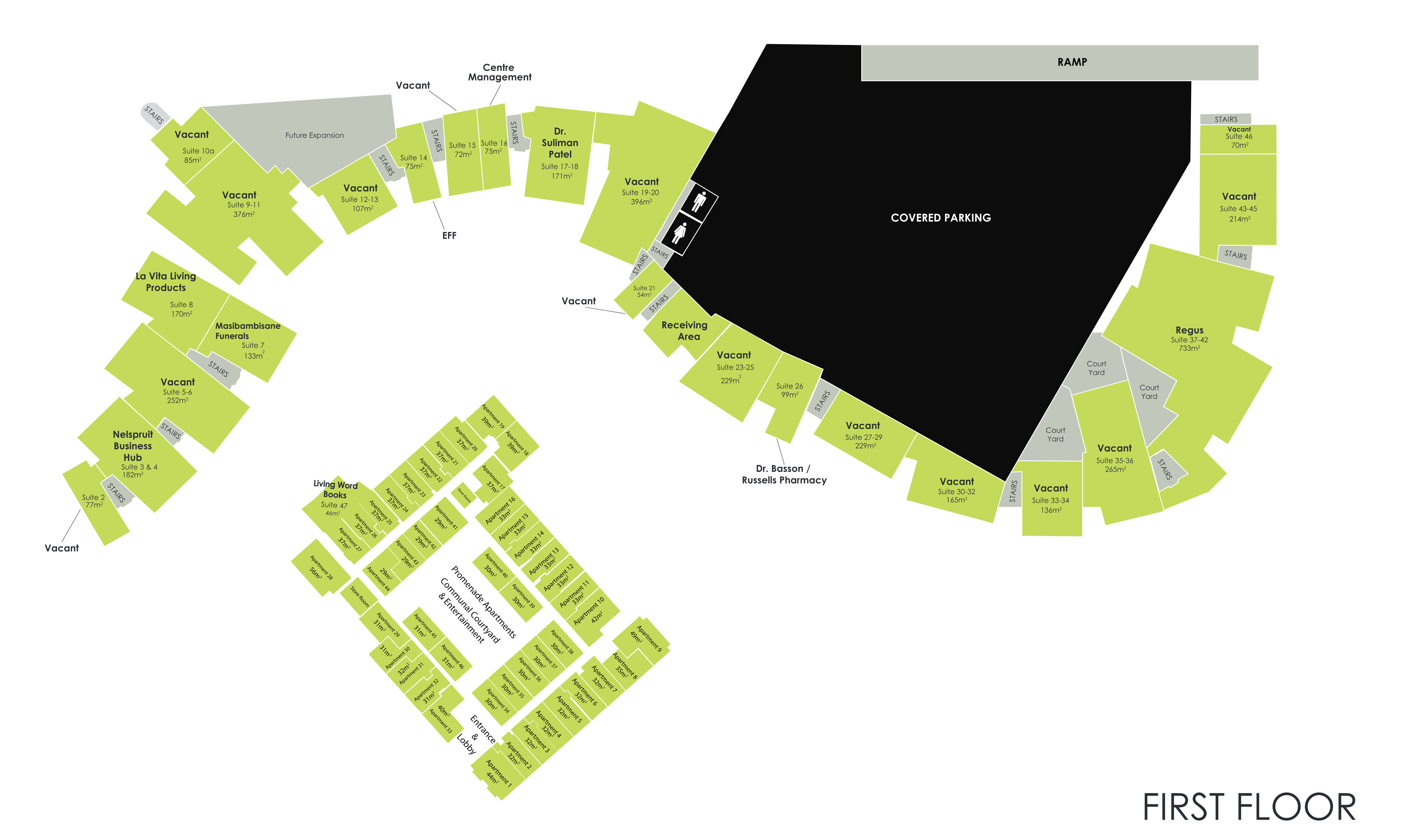 Promenade first floor layout
