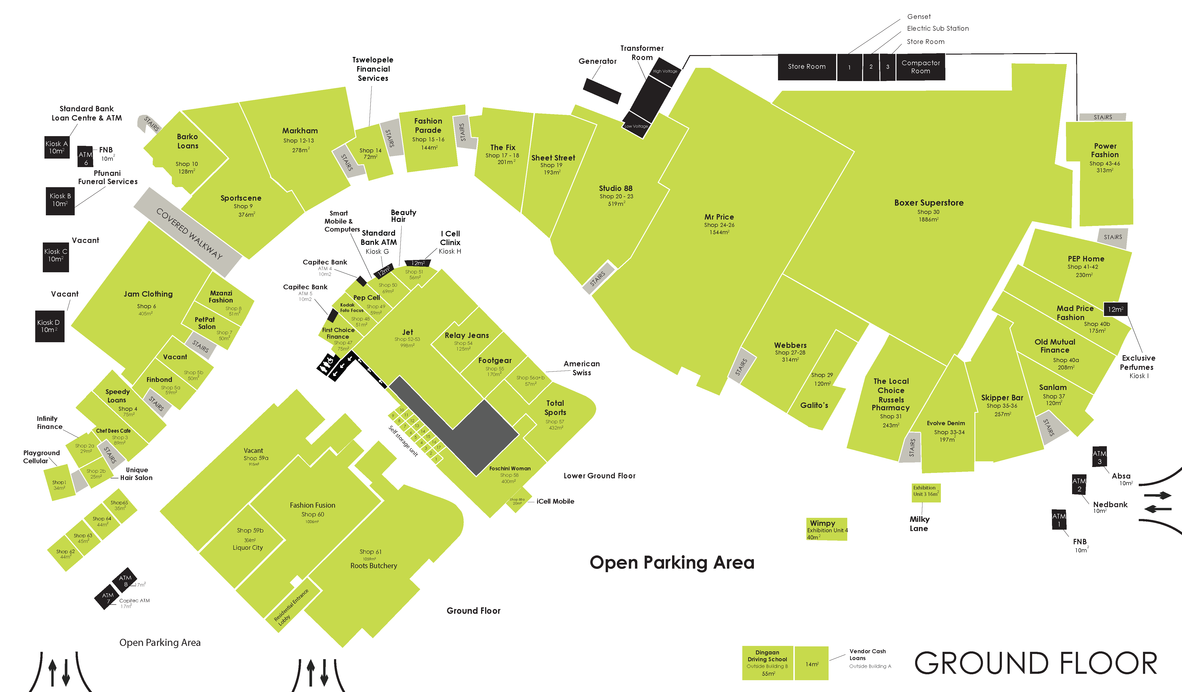 Promenade ground floor layout